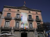 Bandera LGTB a Can Puget - Manlleu