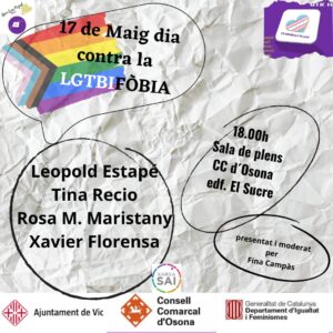 17 de Maig Dia Contra la LGTBI-fòbia a Vic